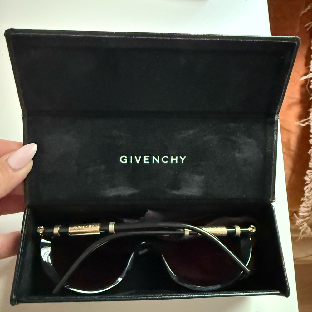 Givenchy Black and Gold Women's Glasses